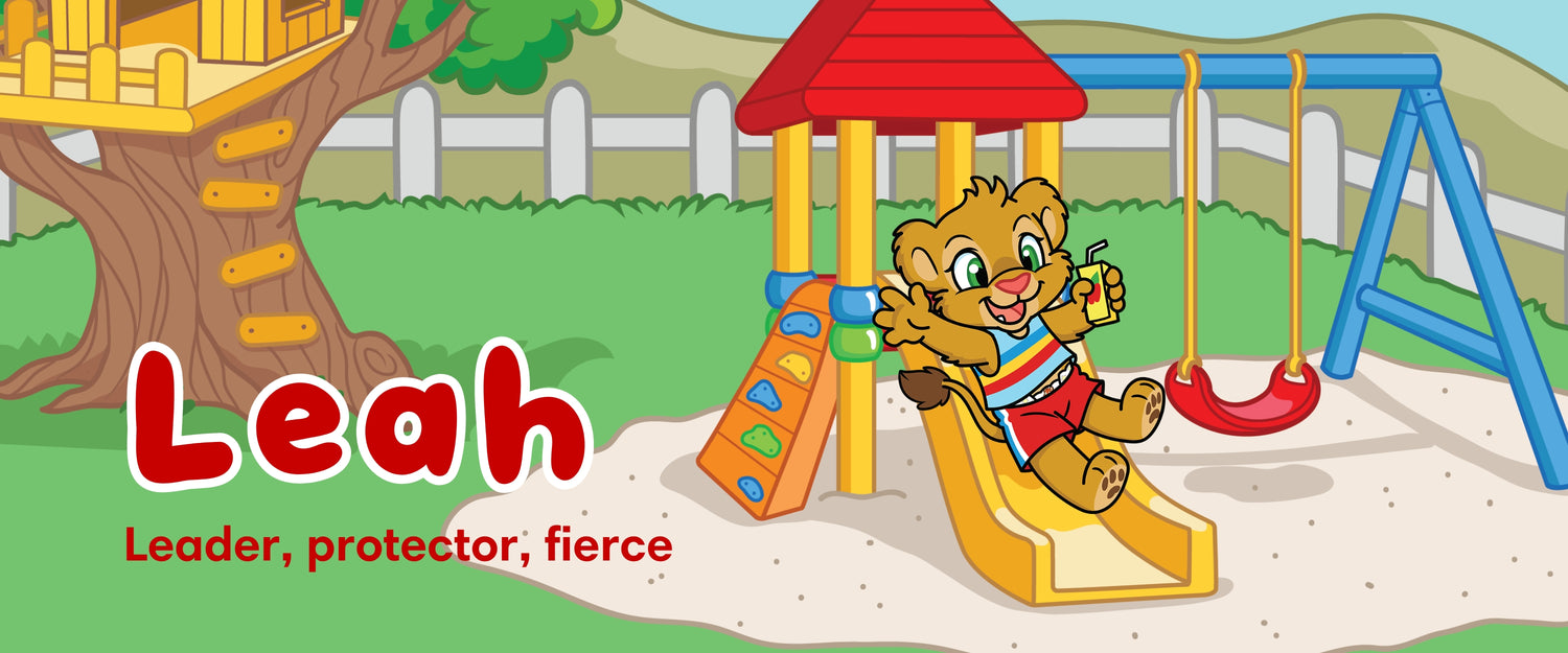 Leah the lion is a leader, a protector, and she's fierce.