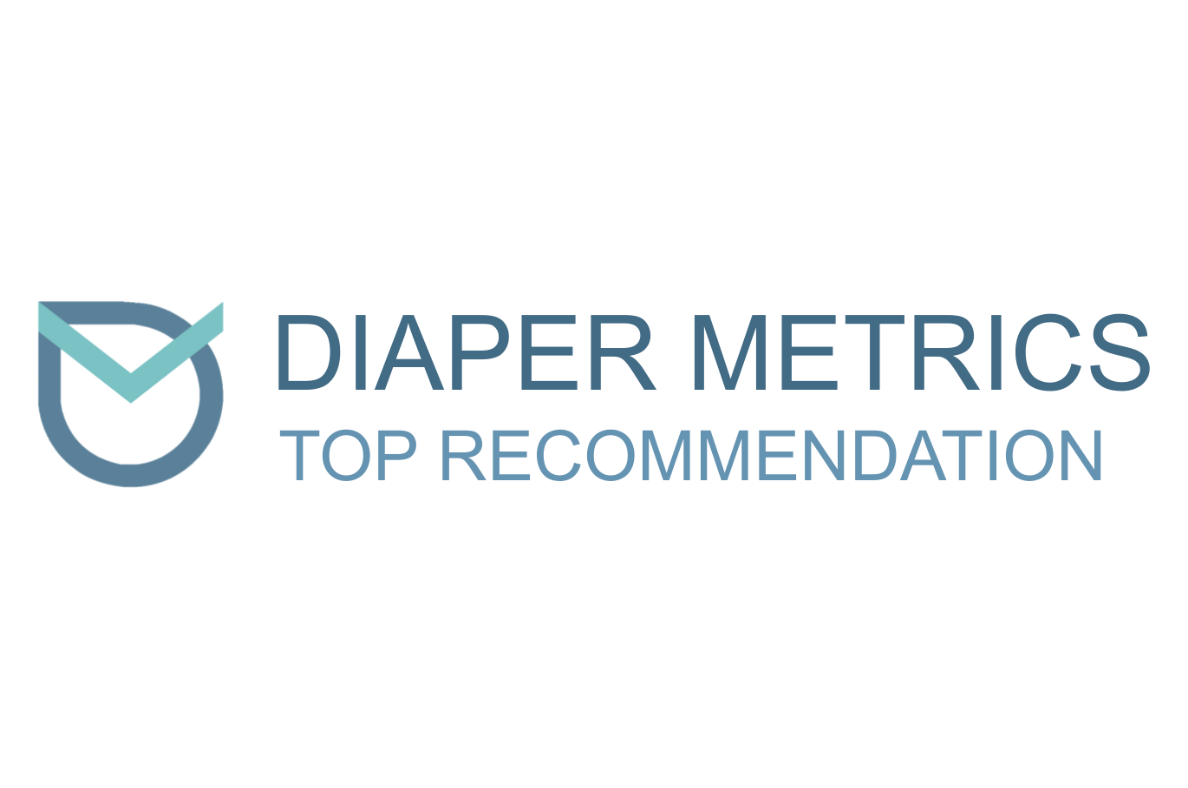 Diaper Metrics top recommendation logo on a white background