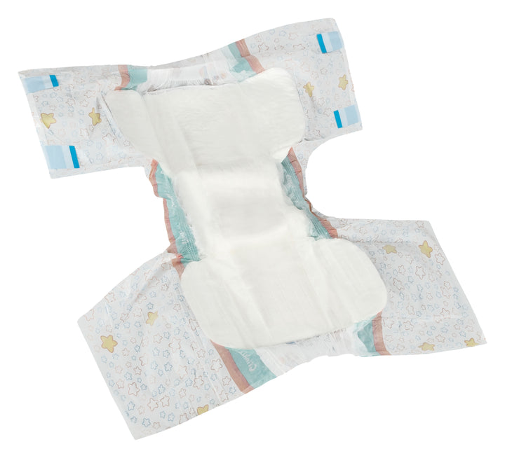 Crinklz Astronaut adult diaper unfolded view